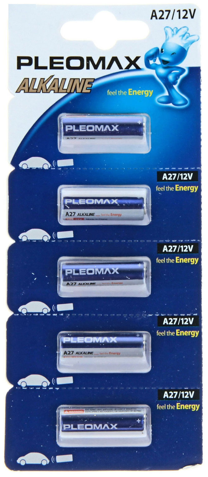 

Батарейка Pleomax A27-5BL, A27-5BL