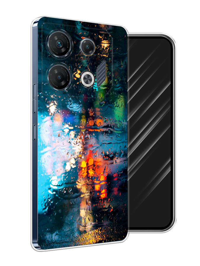 

Чехол Awog на Infinix GT 10 Pro "Абстракция 28", Бирюзовый, 3104850-1