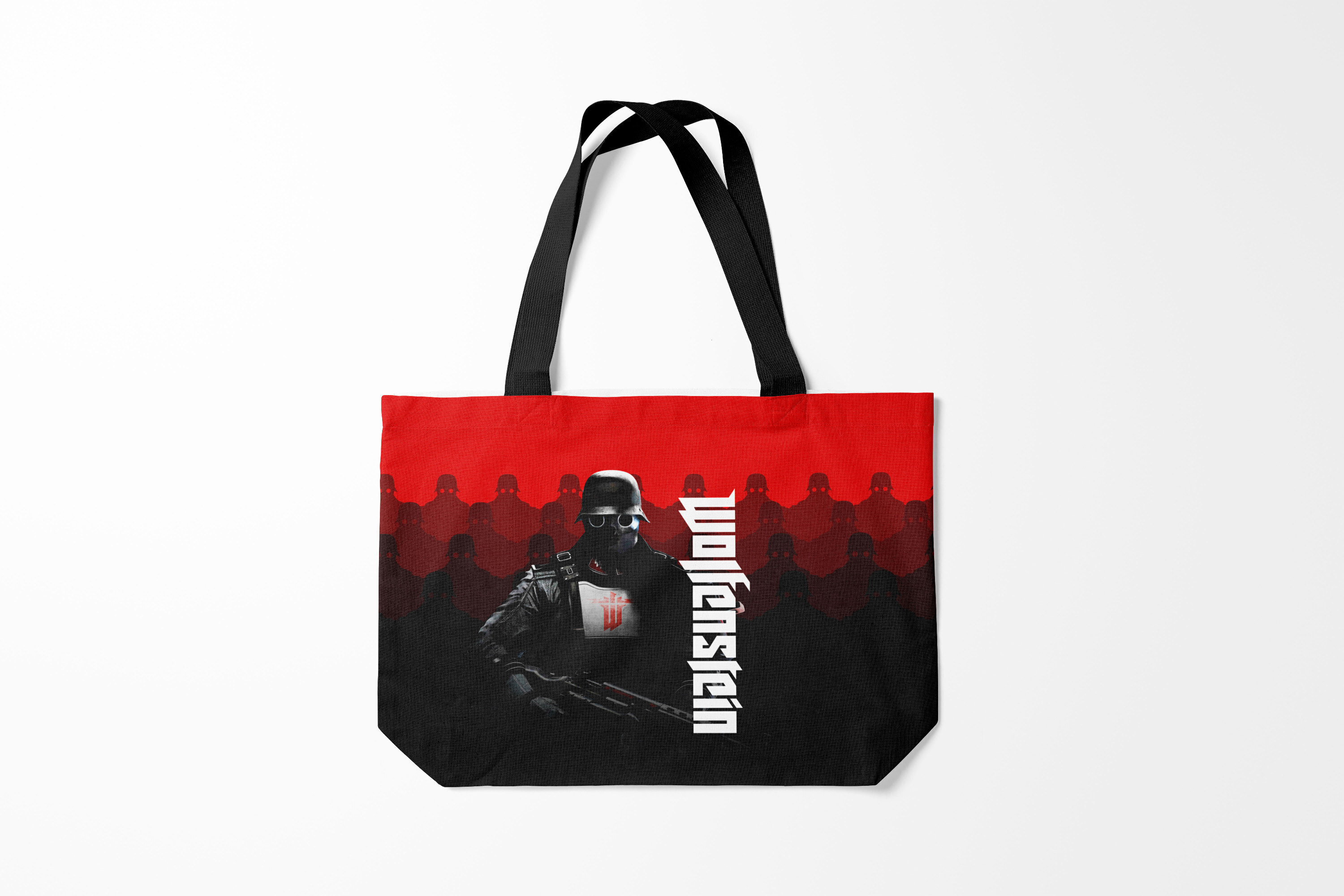 

Сумка шoппер унисекс Burnettie Игры APEX LEGENDS, черный; красный, Игры APEX LEGENDS