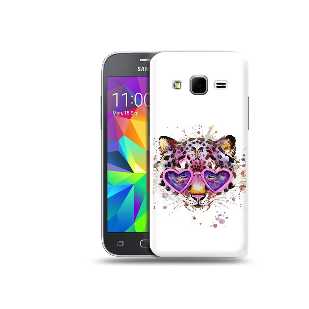 

Чехол MyPads Tocco для Samsung Galaxy Core Prime модный леопард (PT11933.566.480), Прозрачный, Tocco