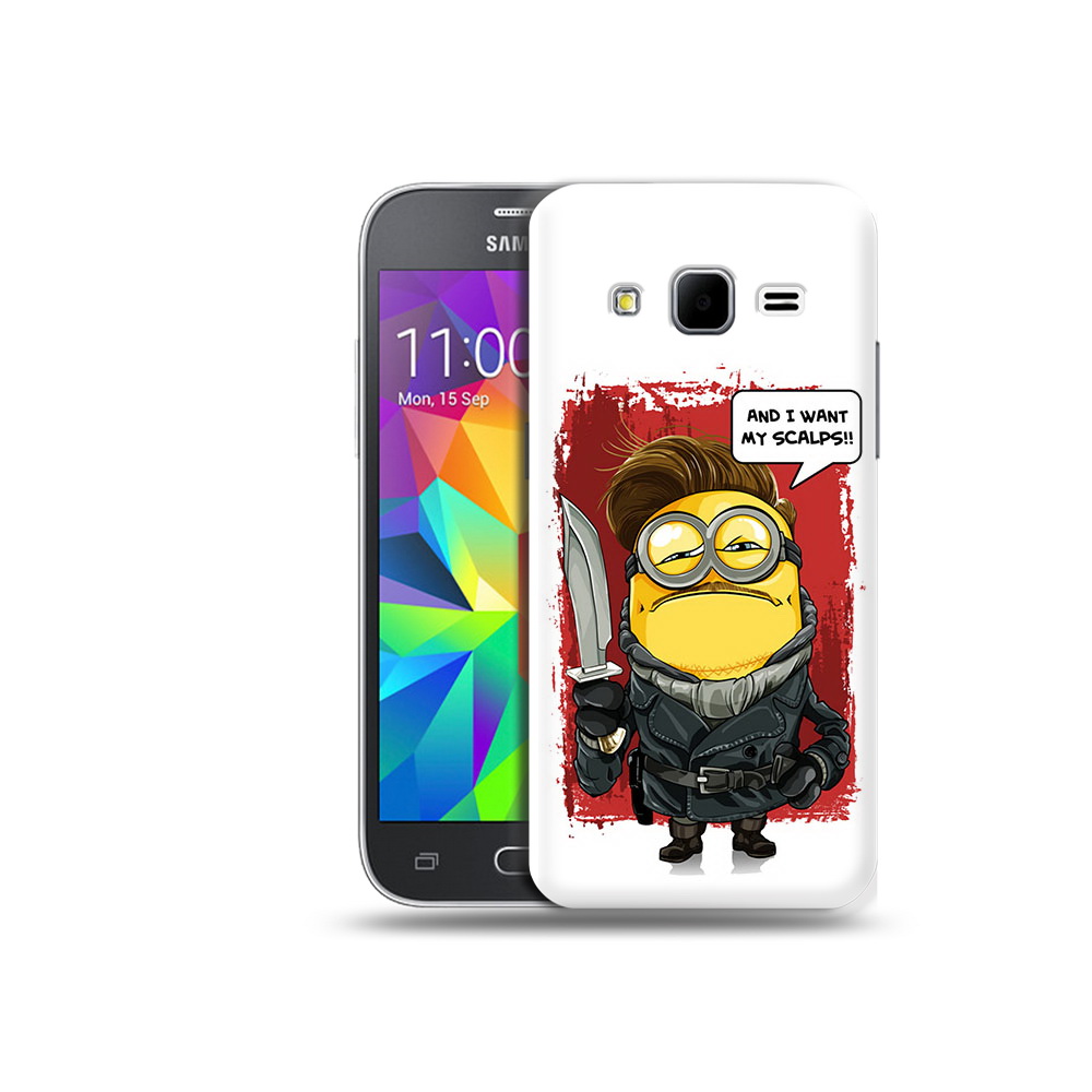 

Чехол MyPads Tocco для Samsung Galaxy Core Prime миньон убийца (PT11933.566.477), Прозрачный, Tocco