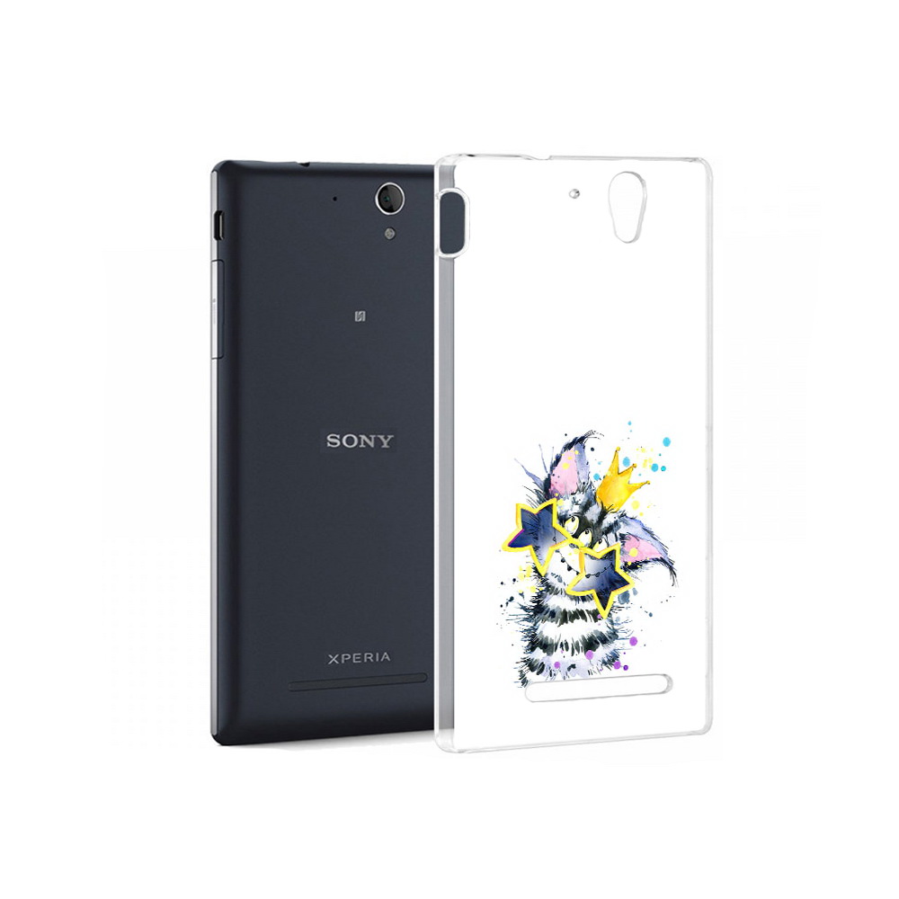 

Чехол MyPads Tocco для Sony Xperia C3 Мартовский Нуся (PT18760.251.114), Прозрачный, Tocco