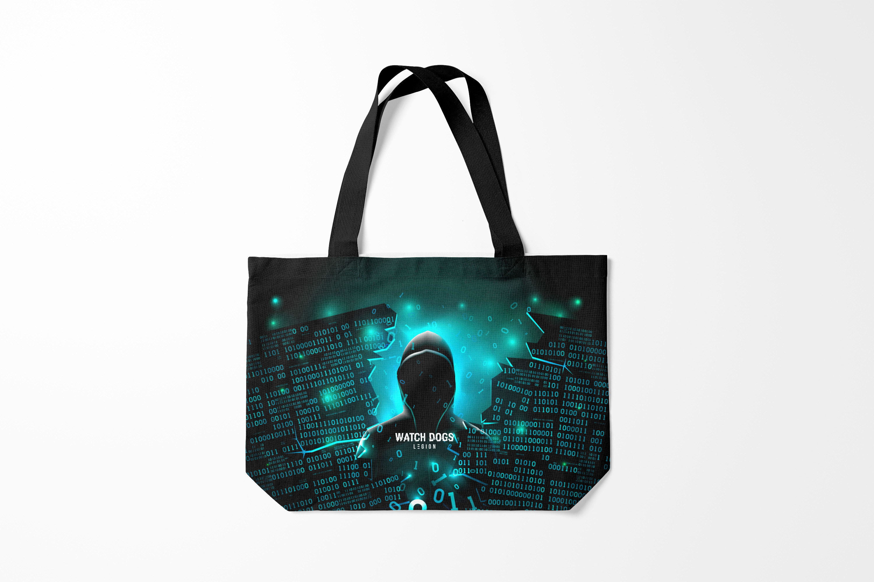 

Сумка шoппер унисекс Burnettie Watch Dogs 2 LEGION, черный, Watch Dogs 2 LEGION