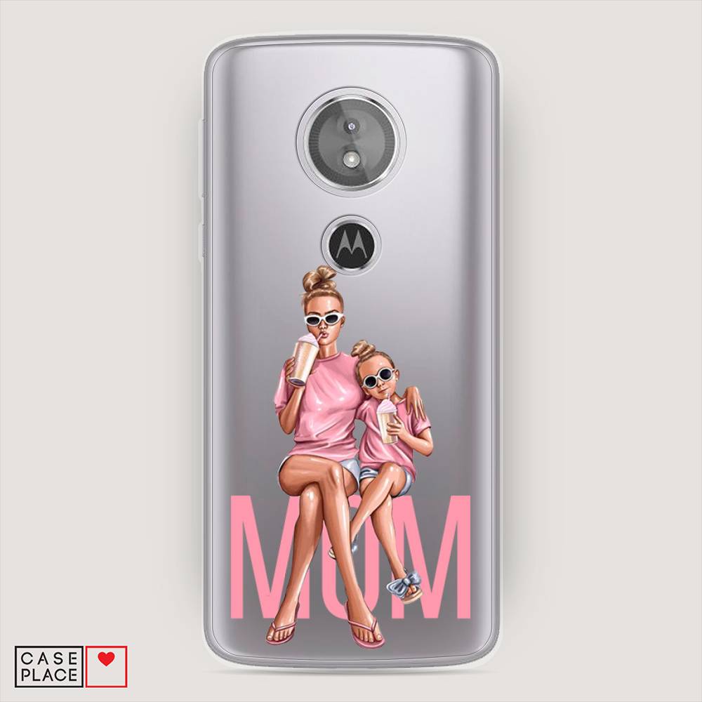 

Чехол Awog на Motorola Moto E5 / Моторола Мото E5 "Lovely mom", Разноцветный, 241050-7
