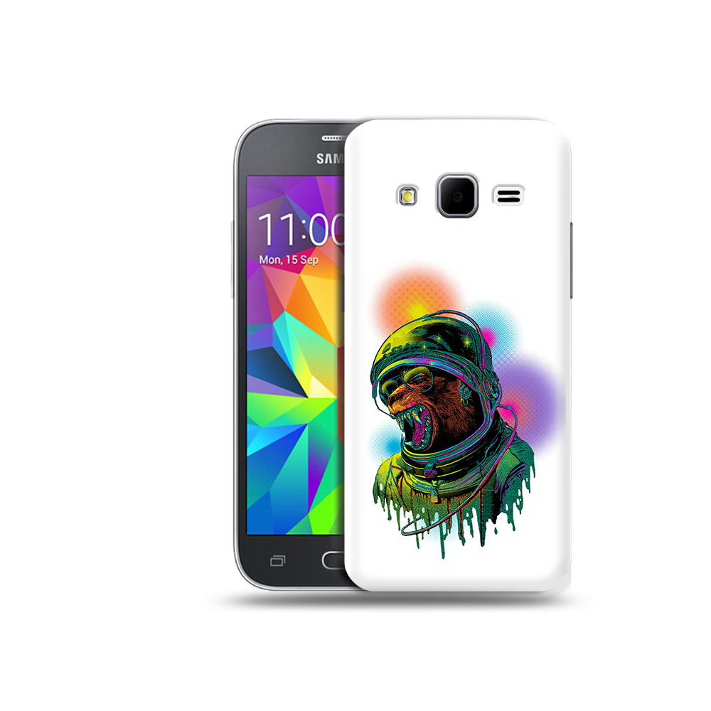 

Чехол MyPads Tocco для Samsung Galaxy Core Prime медведь космонавт (PT11933.566.466), Прозрачный, Tocco