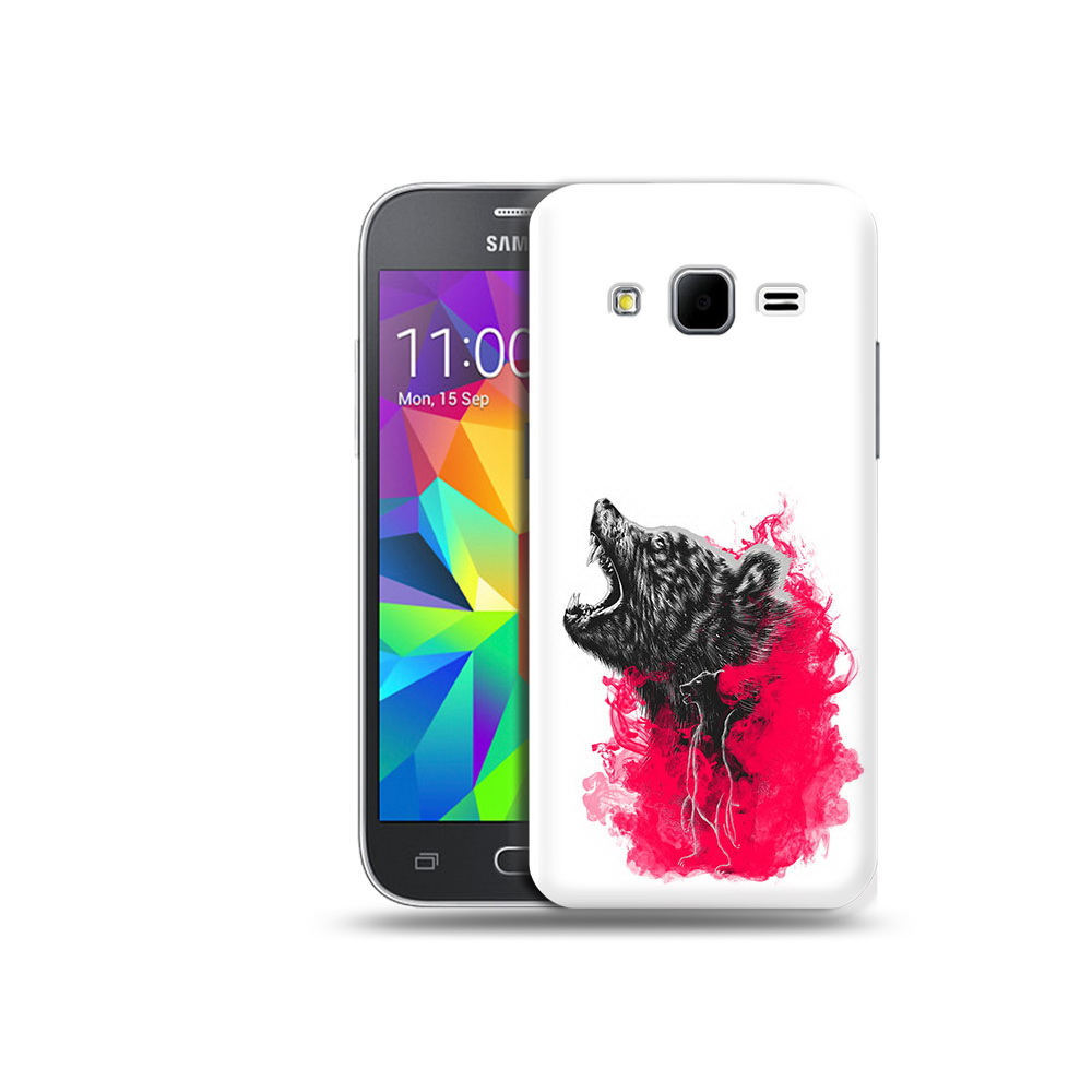 

Чехол MyPads Tocco для Samsung Galaxy Core Prime медведь в дымке (PT11933.566.463), Прозрачный, Tocco