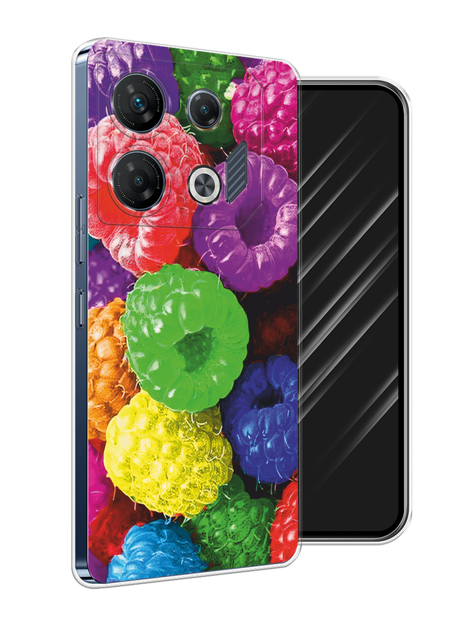 

Чехол Awog на Infinix GT 10 Pro "Разноцветная малина", Разноцветный, 3104850-1