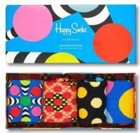 фото Набор happy socks dot socks gift set xdot09 цв. голубой р. 36-40