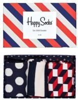 фото Набор happy socks classic navy socks gift set 3 xstr08 цв. мультиколор р. 36-40