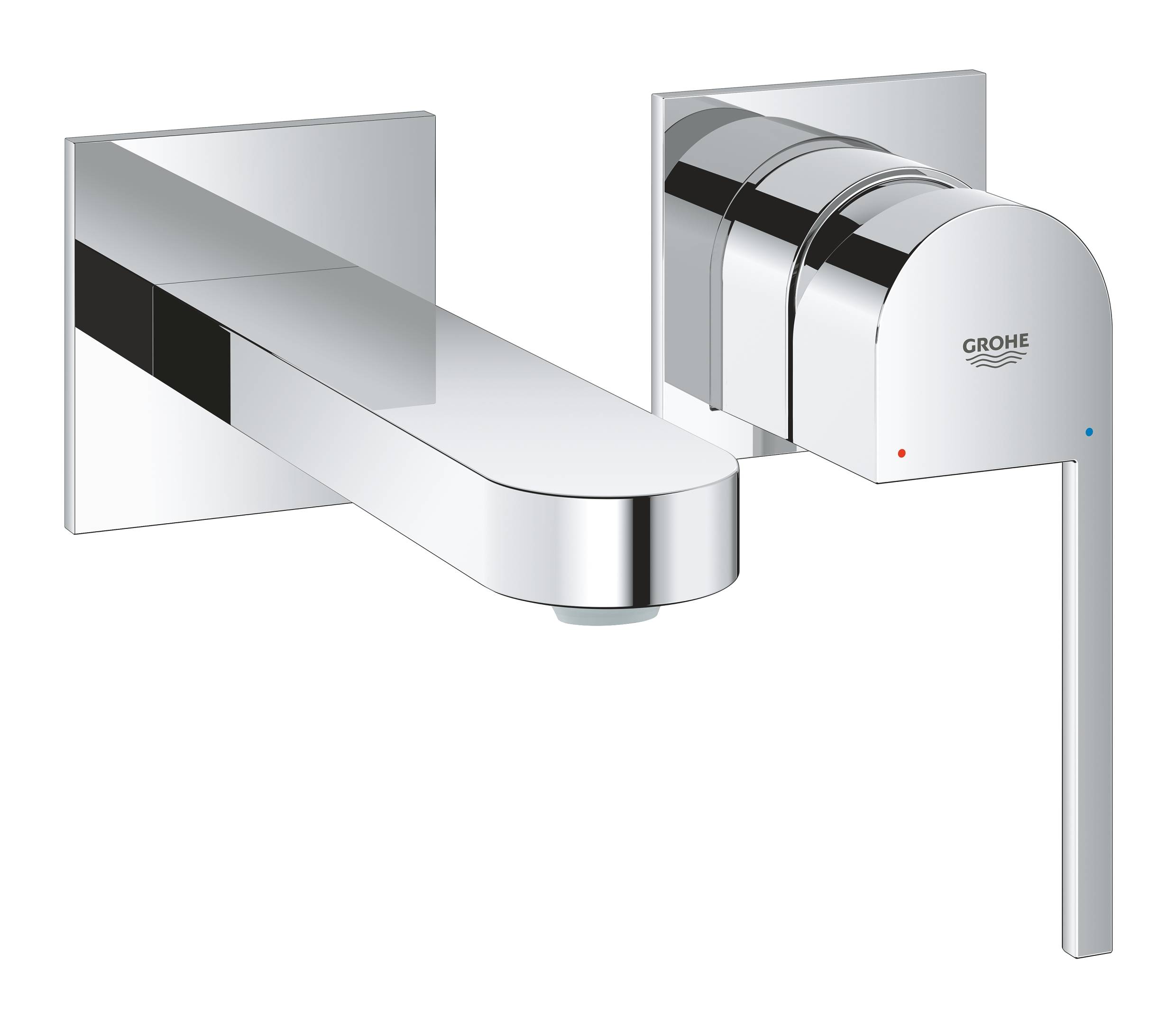 фото Смеситель для раковины grohe plus, настенный монтаж, m-size (29303003)