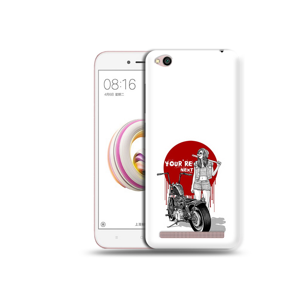 Чехол MyPads Tocco для Xiaomi Redmi 5A девушка с мотоциклом (PT227197.319.315)