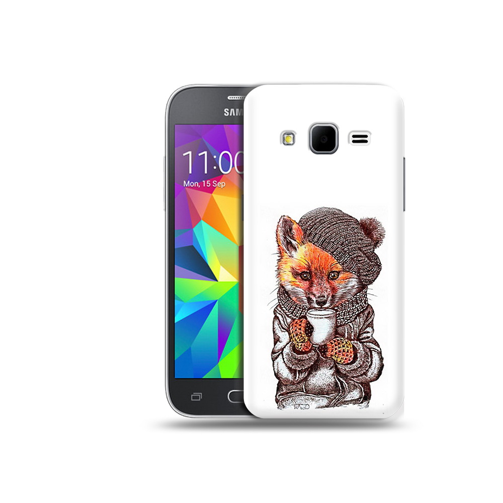 

Чехол MyPads Tocco для Samsung Galaxy Core Prime лиса в шапке (PT11933.566.437), Tocco