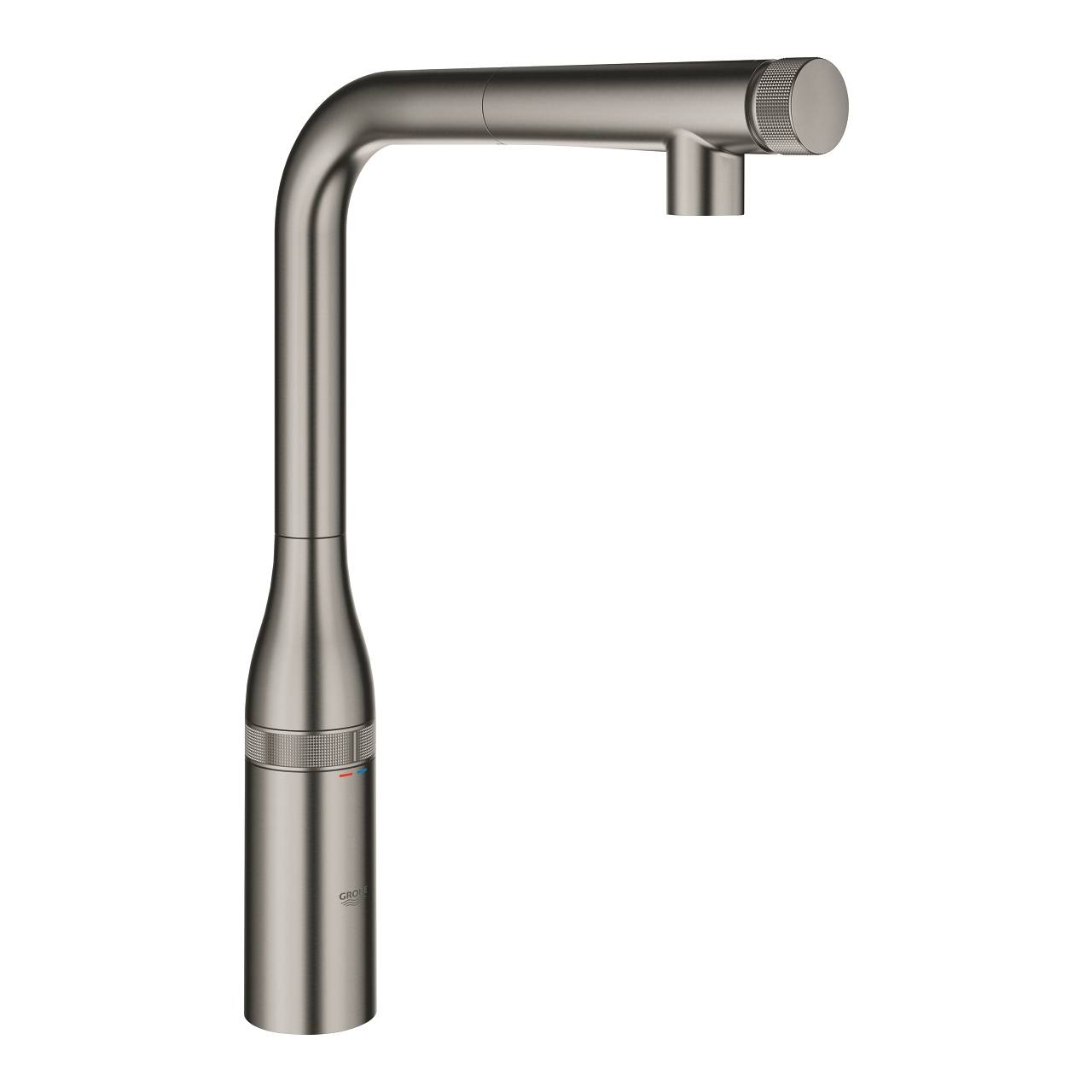 

Смеситель для кухни GROHE Essence SmartControl, темный графит матовый (31615AL0), Серый, SmartControl