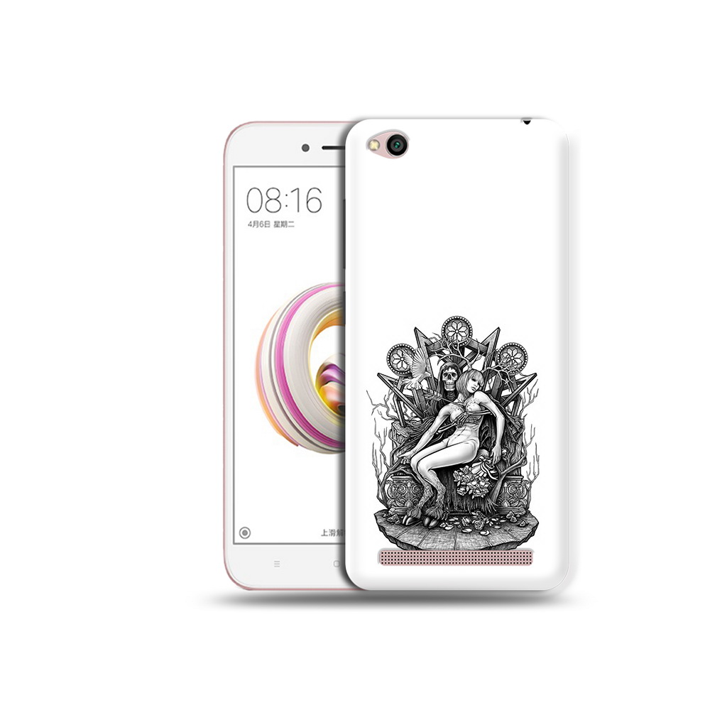 

Чехол MyPads Tocco для Xiaomi Redmi 5A девушка на троне (PT227197.319.309), Прозрачный, Tocco