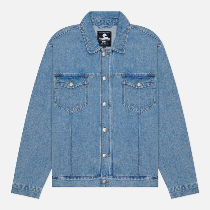 Мужская джинсовая куртка Edwin Garland Cotton Hemp Denim 14 Oz голубой, Размер L