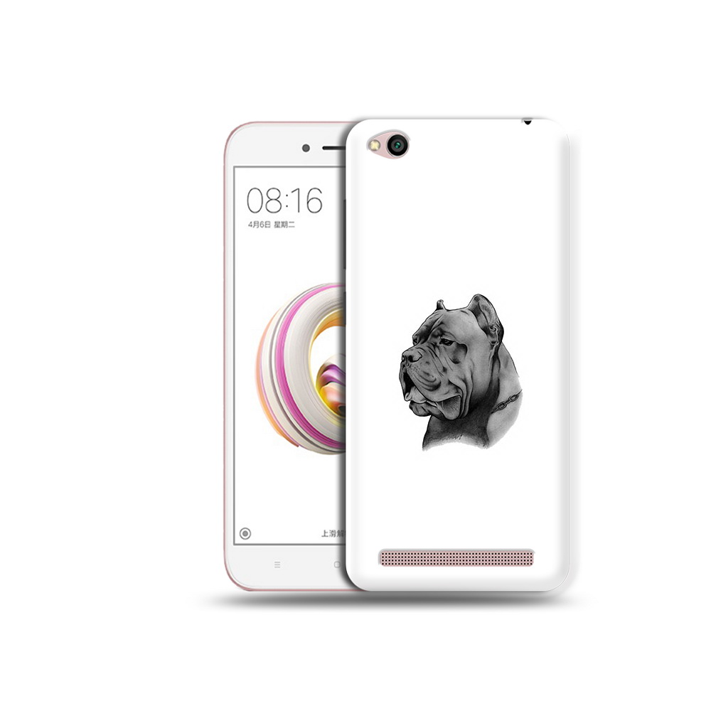 

Чехол MyPads Tocco для Xiaomi Redmi 5A грозный бульдог (PT227197.319.300), Прозрачный, Tocco