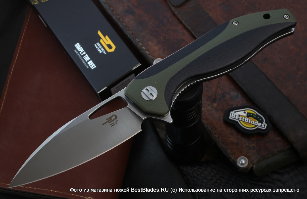 

Складной нож Bestech Knives Komodo BG26A, Зеленый;черный, Komodo