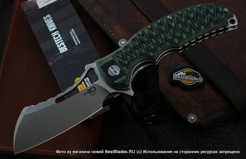 

Складной нож Bestech Knives Hornet BG12C, Зеленый, Hornet