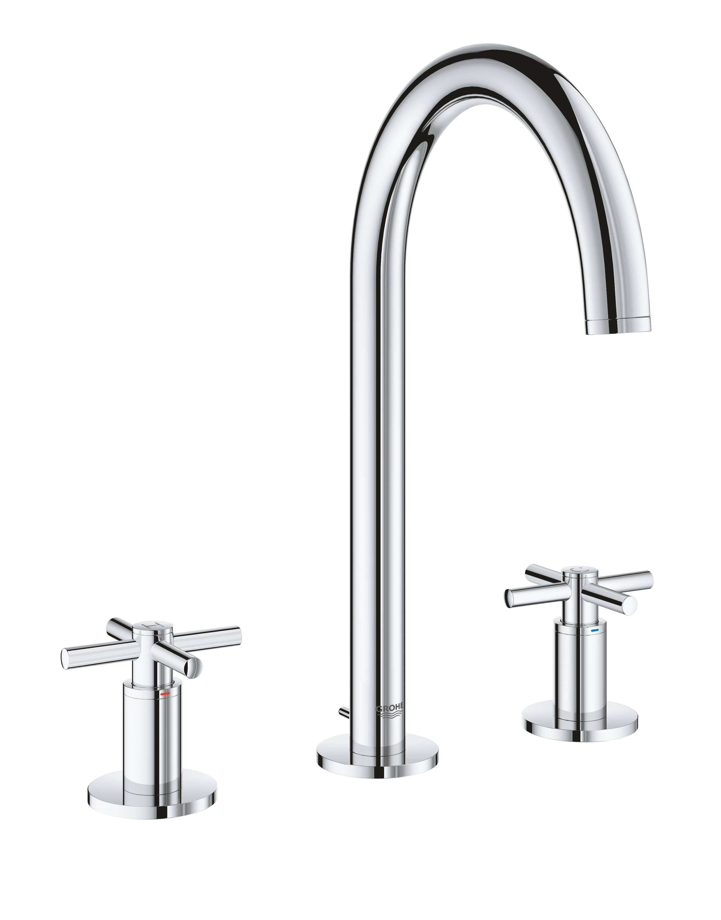 фото Смеситель grohe atrio new двухвентильный для раковины, хром (20008003)