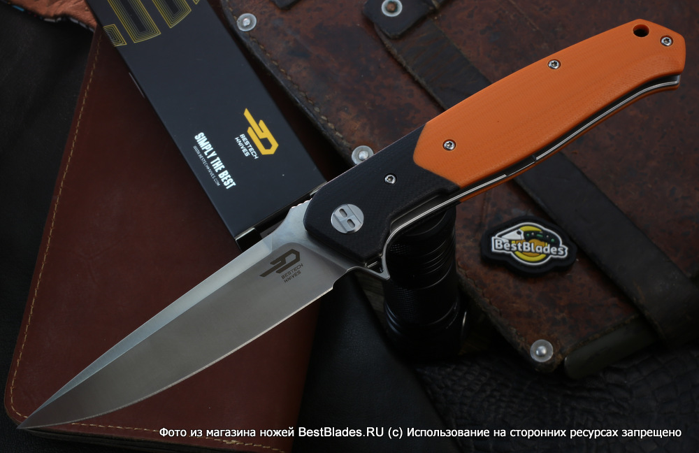 

Складной нож Bestech Knives Swordfish BG03C, Оранжевый;черный, Swordfish