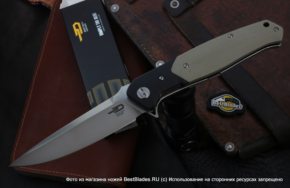 

Складной нож Bestech Knives Swordfish BG03B, Серый;черный, Swordfish