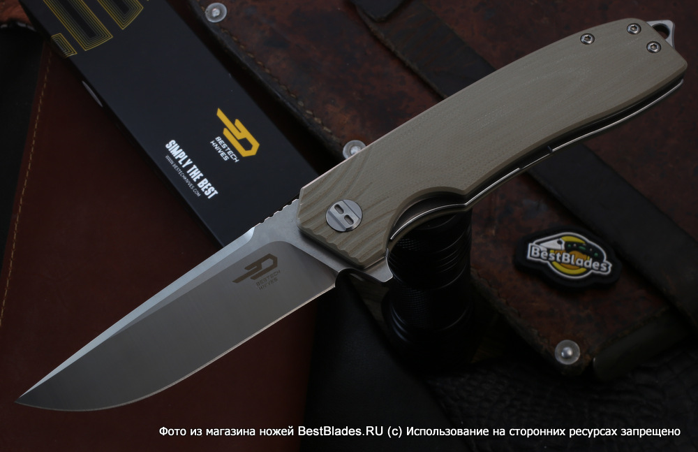

Складной нож Bestech Knives Lion BG01C, Серый, Lion