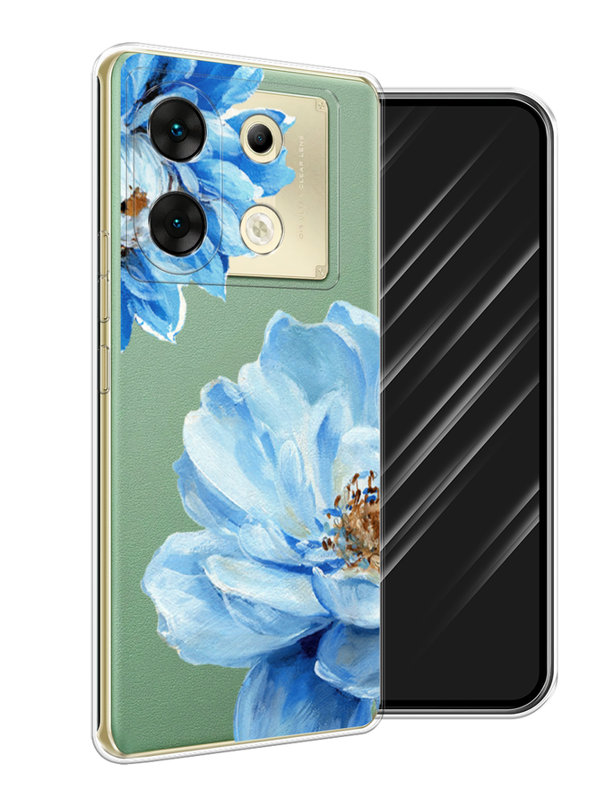 

Чехол Awog на Infinix Zero 30 5G "Голубые клематисы", Голубой, 3104950-1