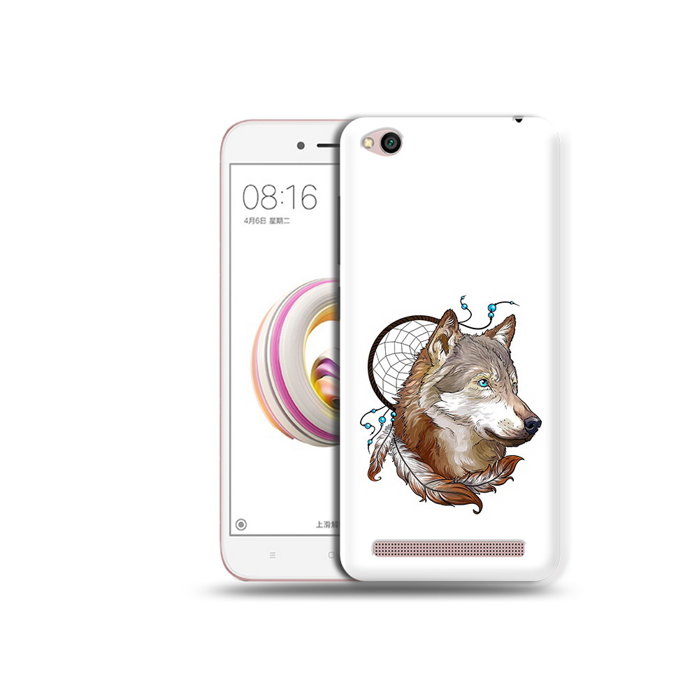 

Чехол MyPads Tocco для Xiaomi Redmi 5A волк и ловец снов (PT227197.319.269), Прозрачный, Tocco