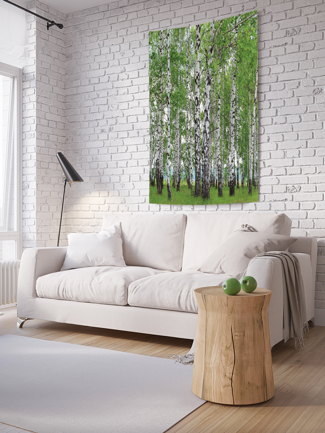 

Вертикальное фотопанно на стену JoyArty Березовые мысли 150x200 см, Березовые мысли