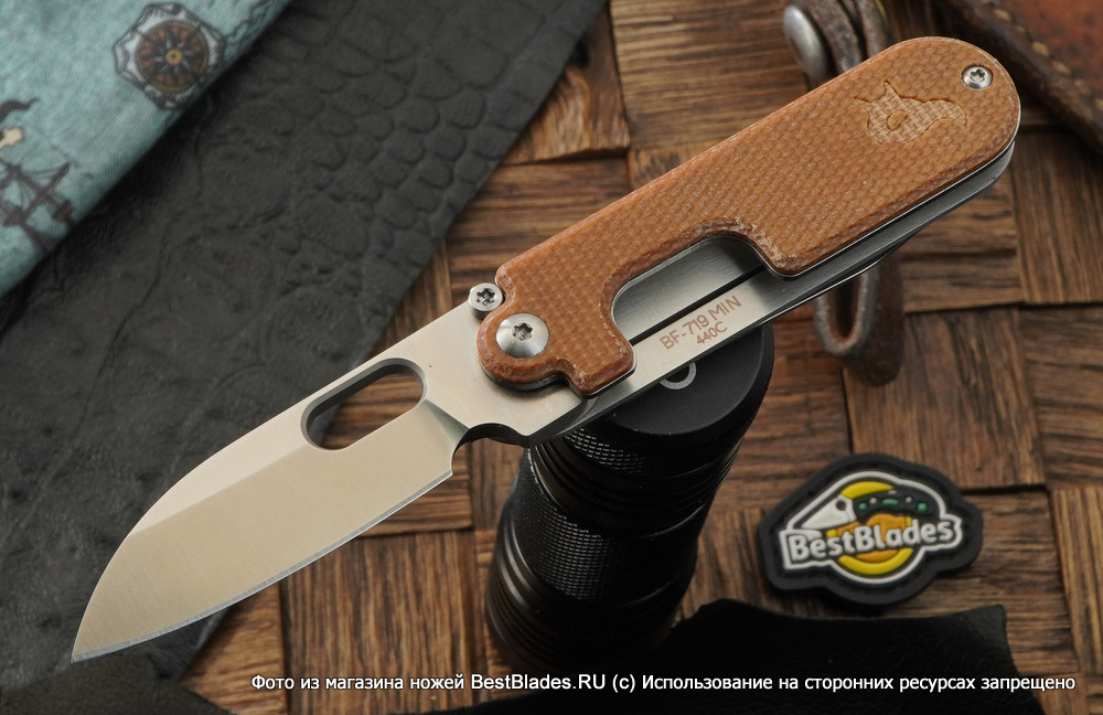 

Складной нож Fox Knives Bean Gen 2 BF-719 MIN, Коричневый, Bean Gen 2