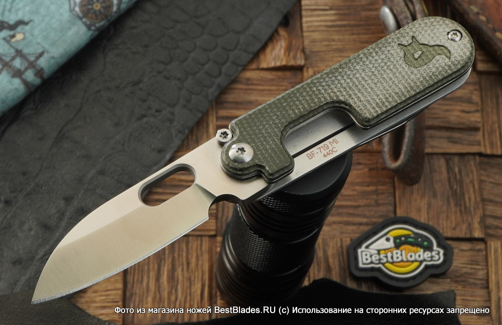 

Складной нож Fox Knives Bean Gen 2 BF-719 MI, Зеленый, Bean Gen 2