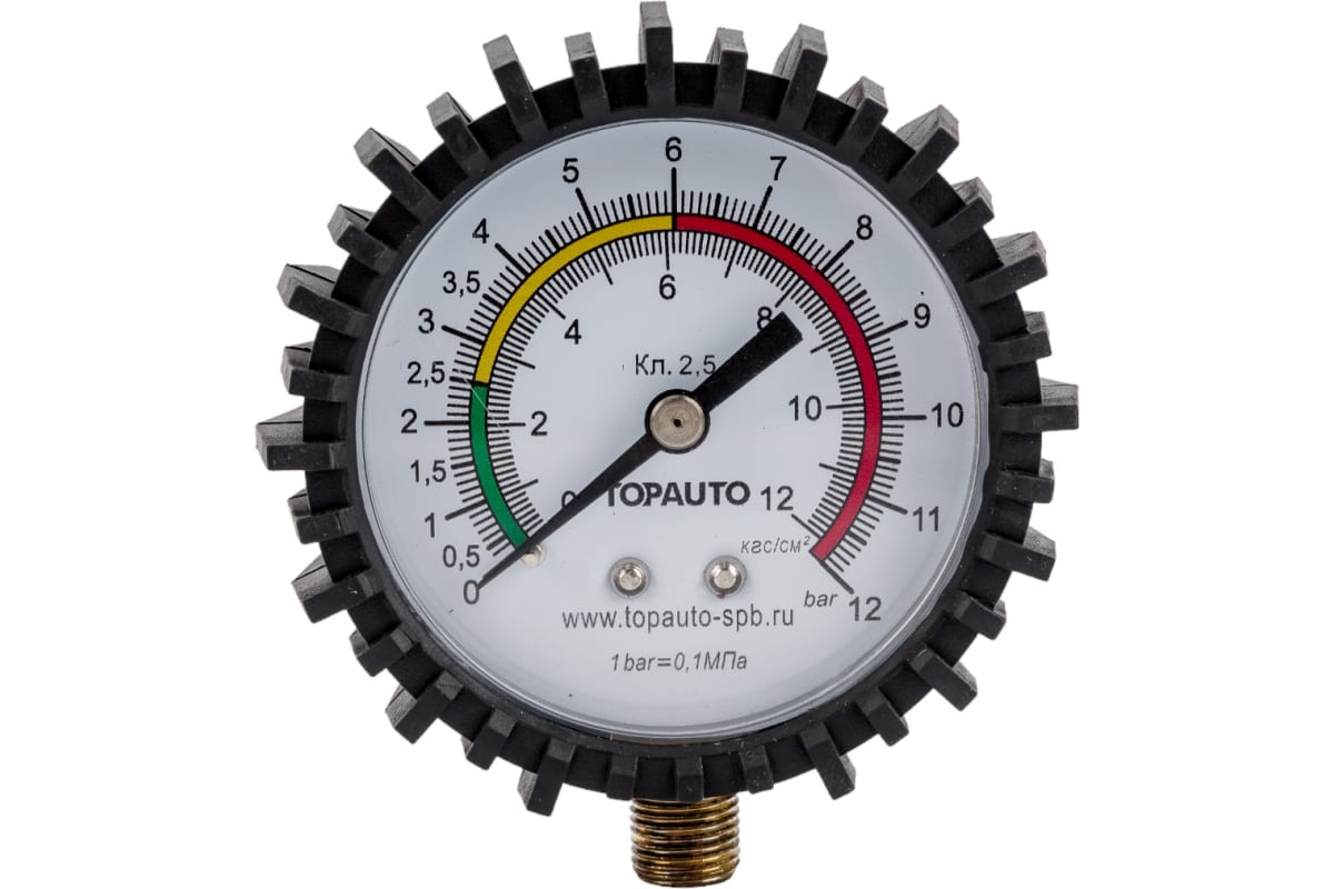 Манометр Для Пистолета Накачки Резьба М11 Х 1 Top Auto TOP AUTO (Россия) арт. 14411 манометр пистолета для накачки шин ani