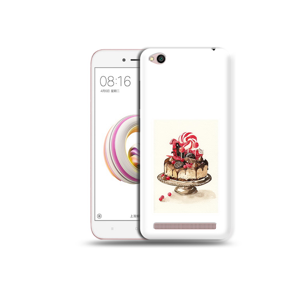 

Чехол MyPads Tocco для Xiaomi Redmi 5A вкусный торт (PT227197.319.262), Прозрачный, Tocco