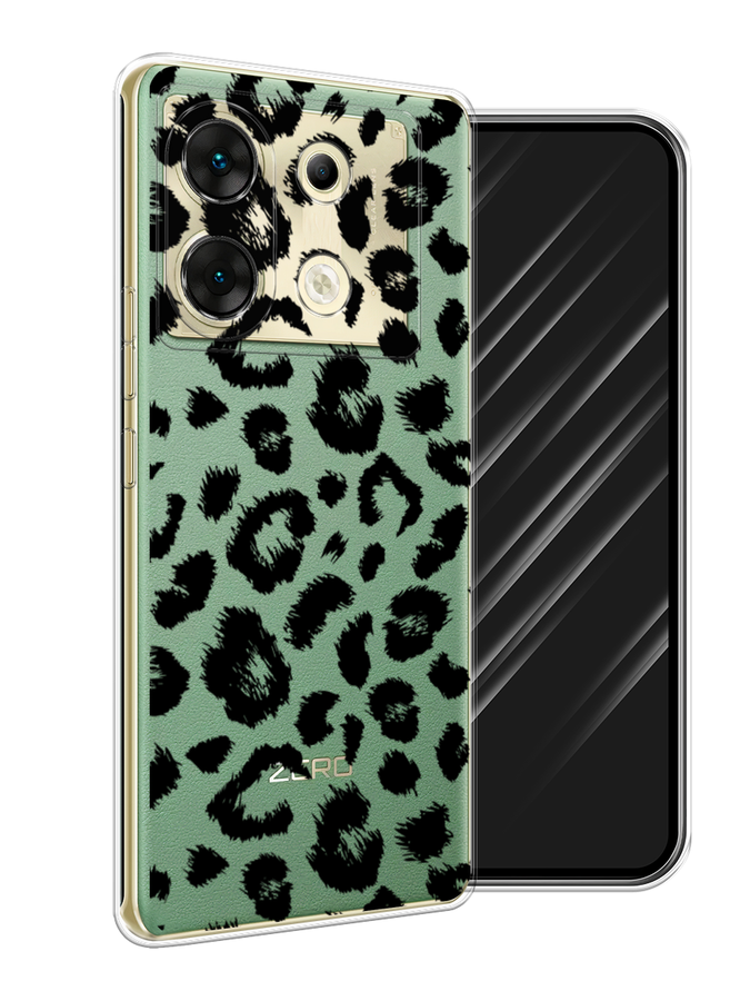 

Чехол Awog на Infinix Zero 30 5G "Окрас леопарда фон", Черный, 3104950-1