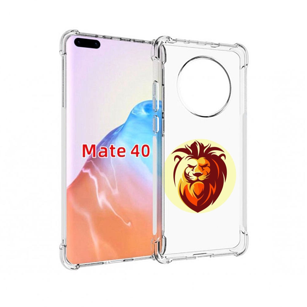 

Чехол MyPads Tocco для Huawei Mate 40 Картинка-Лев, Прозрачный, Tocco