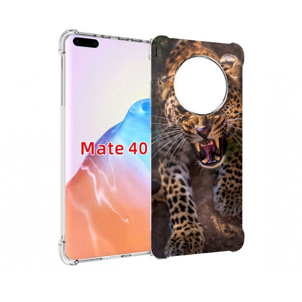 

Чехол MyPads Tocco для Huawei Mate 40 Злой-гепард, Прозрачный, Tocco