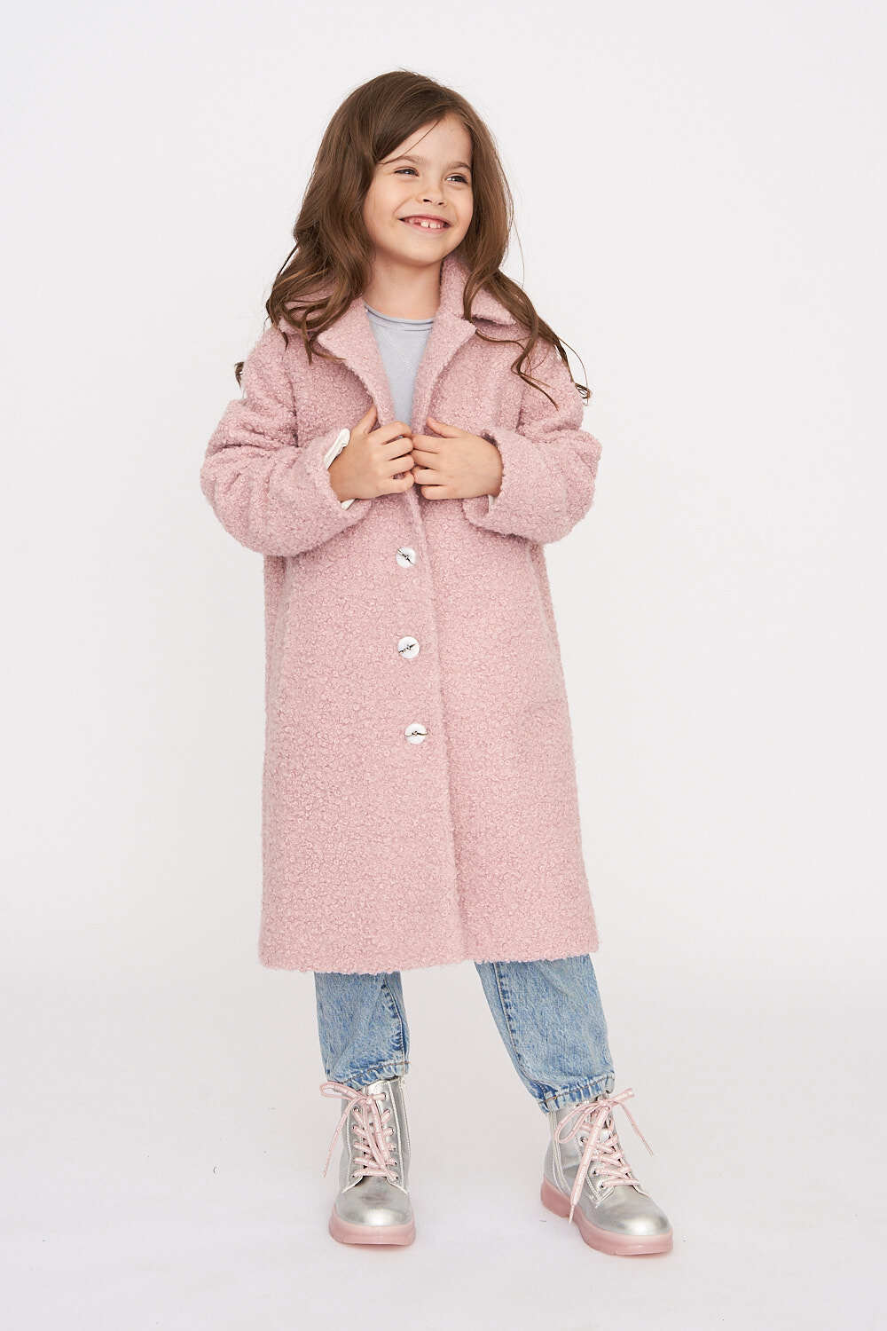 Пальто детское Prime Baby PPL00223PIN40, розовый, 110