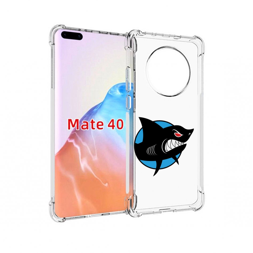 

Чехол MyPads Tocco для Huawei Mate 40 Злая-акула, Прозрачный, Tocco
