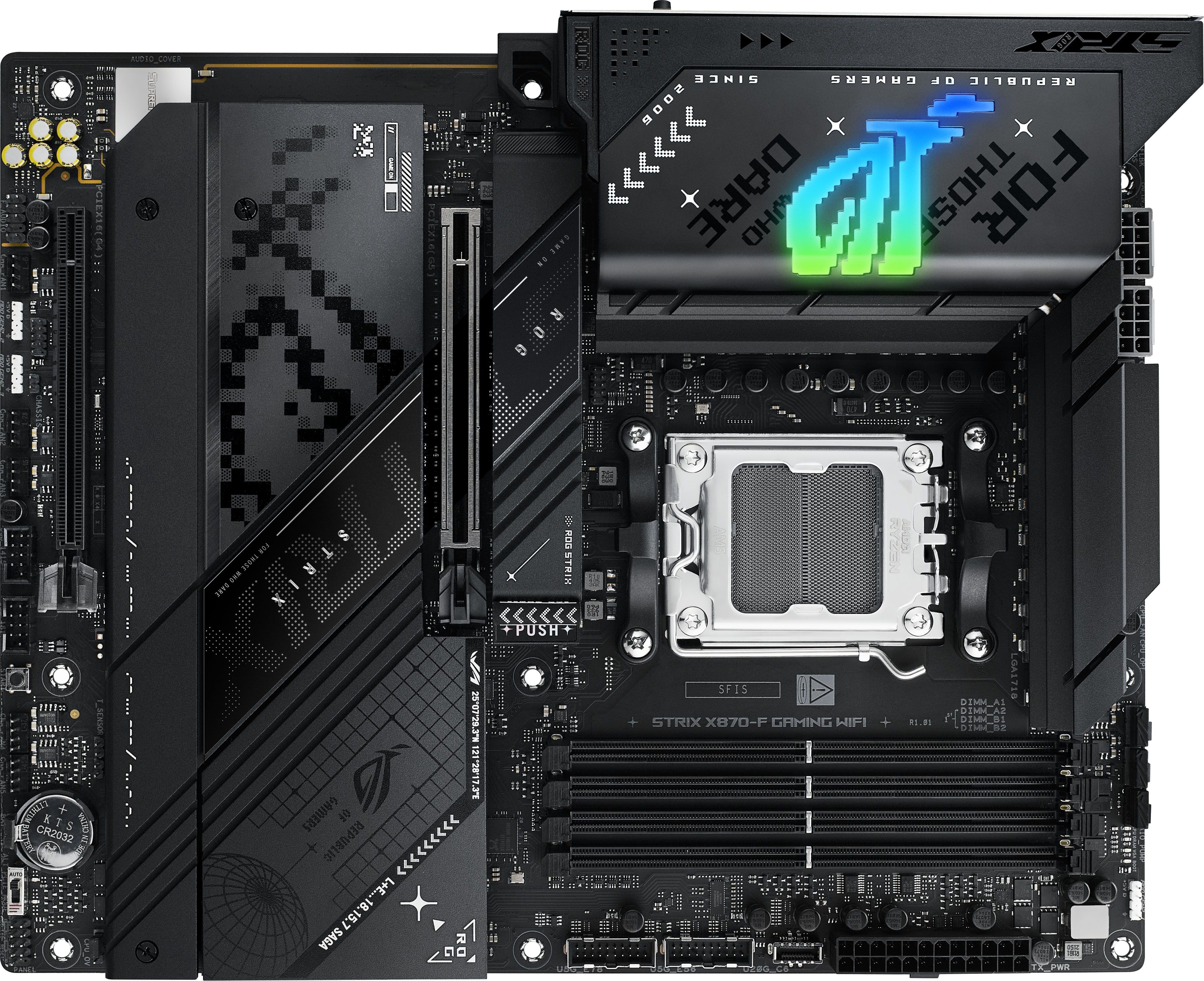 

Материнская плата ASUS ROG STRIX X870-F GAMING WIFI (X870-F GAMING WIFI), ROG STRIX X870-F GAMING WIFI
