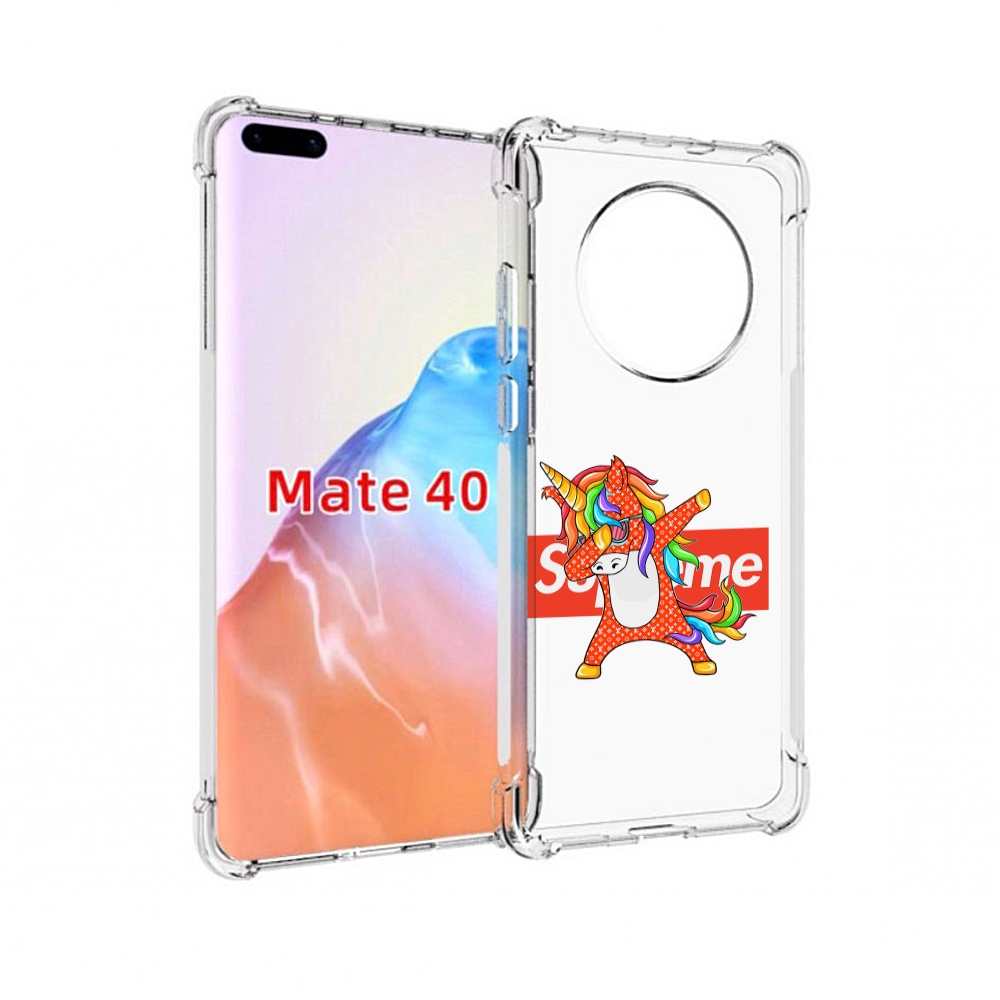 

Чехол MyPads Tocco для Huawei Mate 40 Единорог-суприм, Прозрачный, Tocco