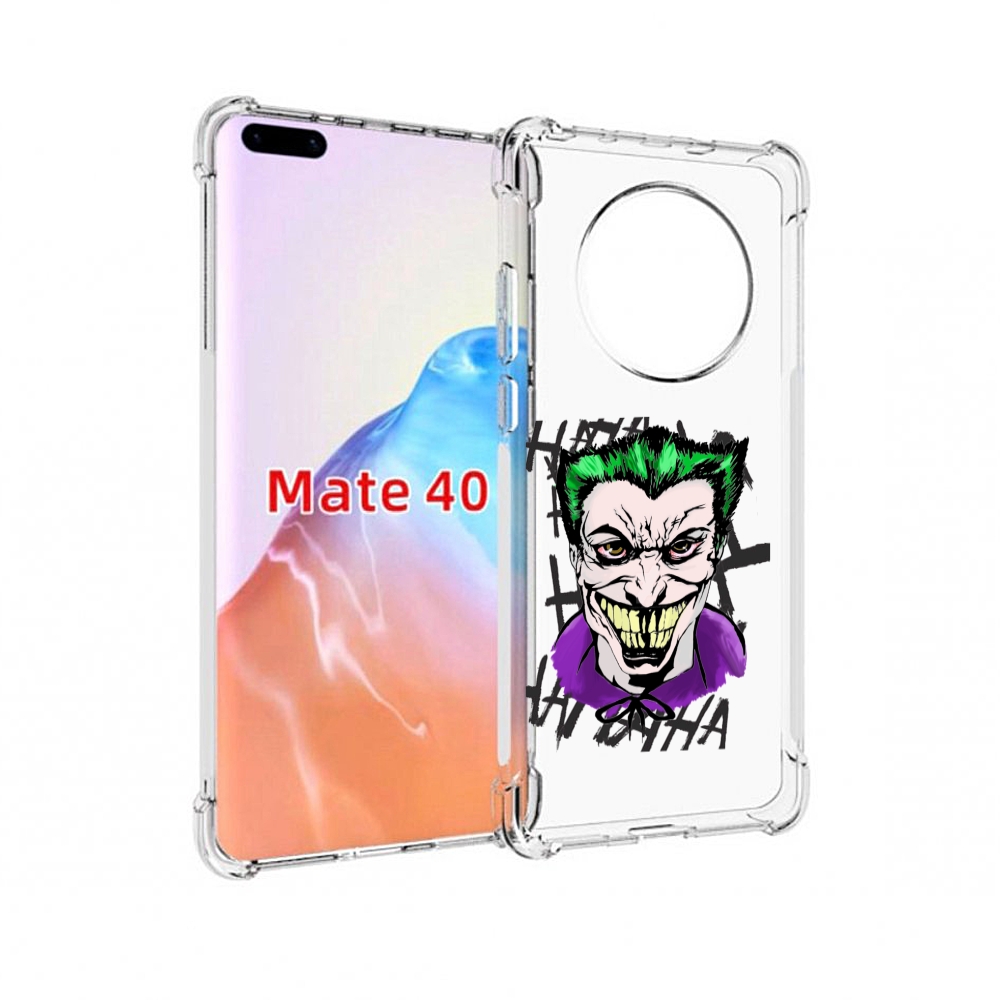 

Чехол MyPads Tocco для Huawei Mate 40 Джокер-крейзи, Прозрачный, Tocco