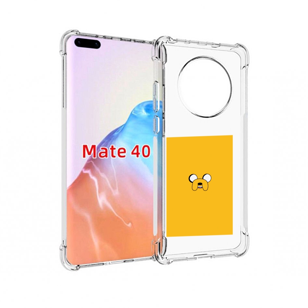 

Чехол MyPads Tocco для Huawei Mate 40 Джейк-время-приключений, Прозрачный, Tocco