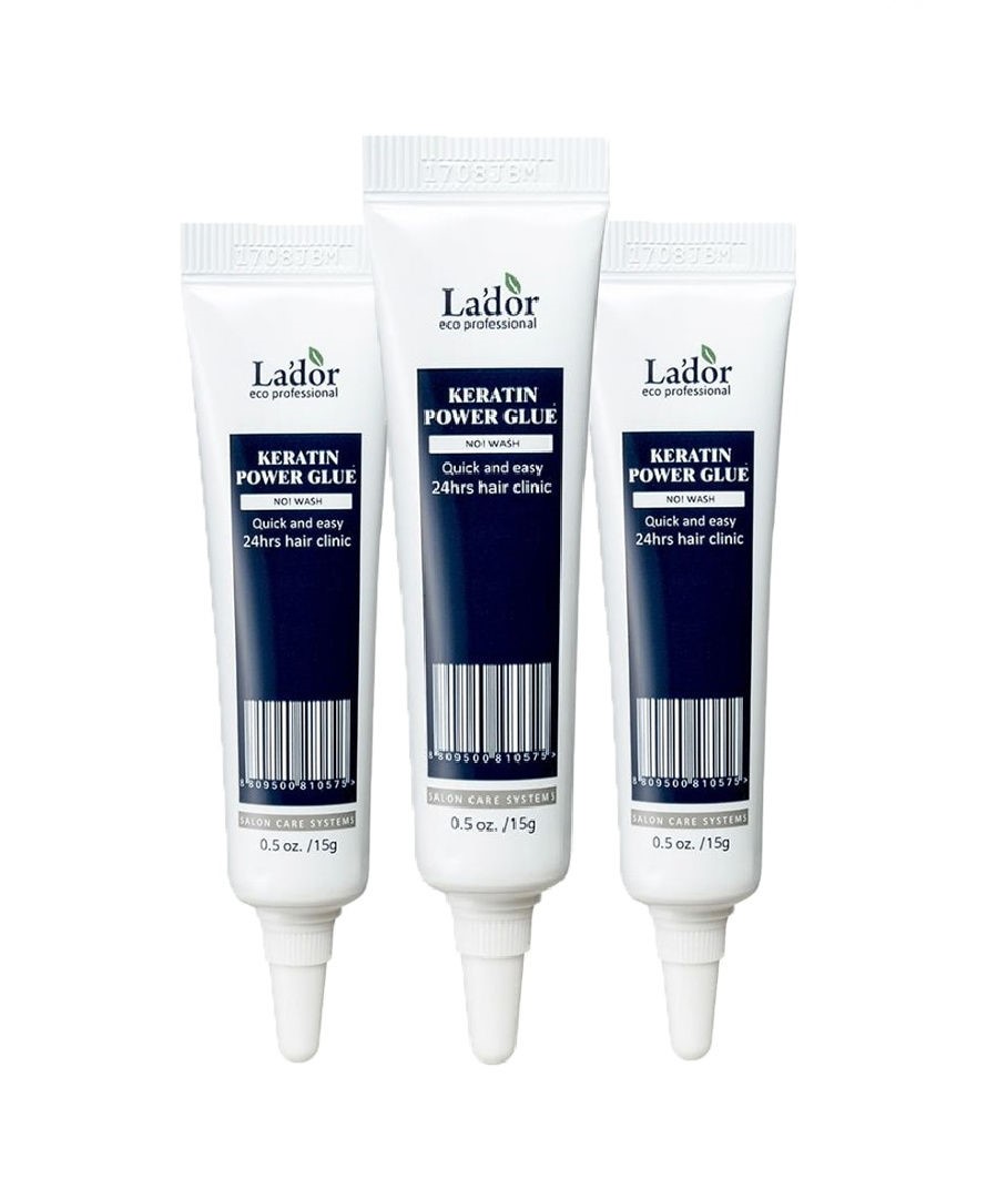 

Набор сывороток для секущихся кончиков Lador Keratin Power Glue, 3 шт. по 15 мл.
