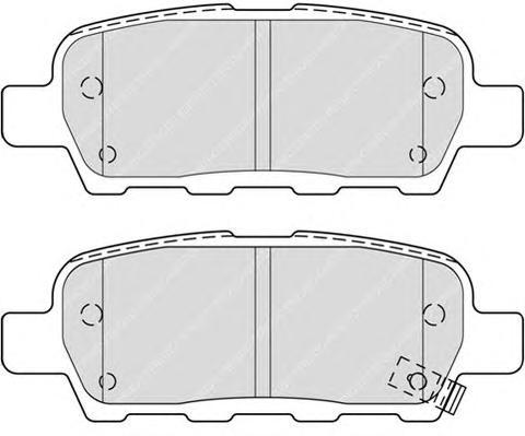 

Комплект тормозных колодок Ferodo FDB4324