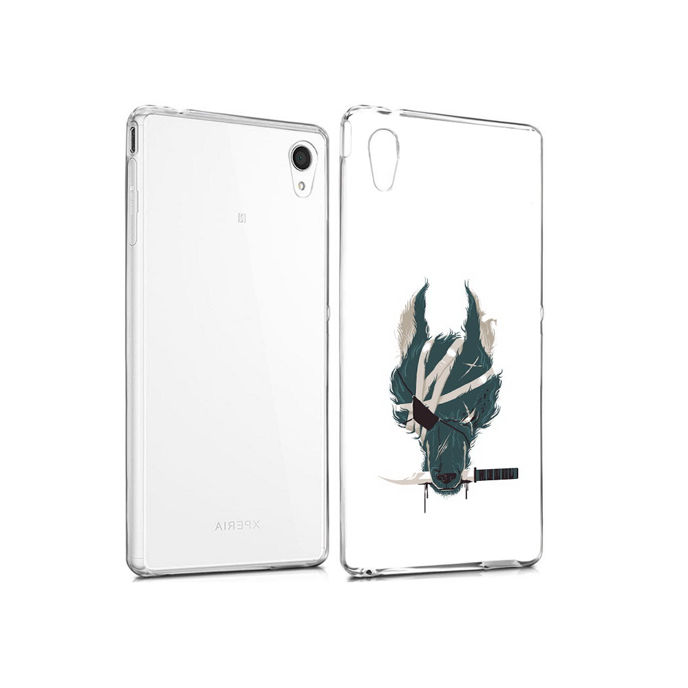 

Чехол MyPads Tocco для Sony Xperia M4 Aqua волк-разбойник (PT41841.249.271), Прозрачный, Tocco