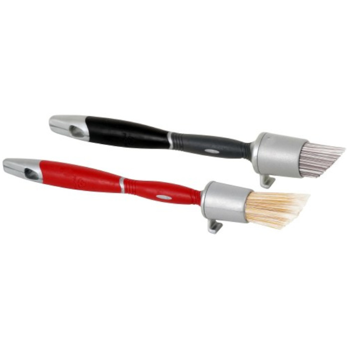

Щетка SWIX KP10 2 шт, Красный;черный, набор клистерный щеток, 2 шт.