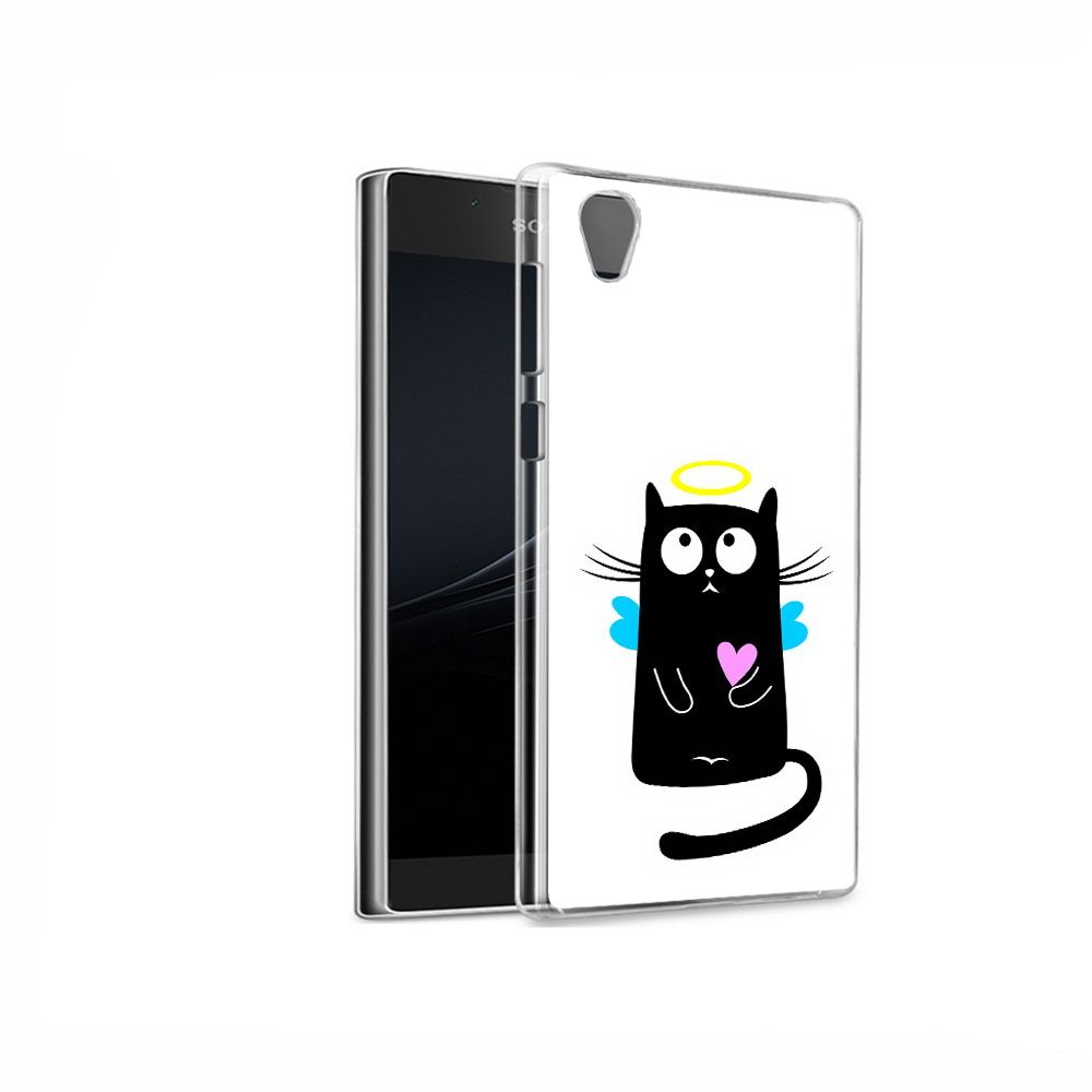 

Чехол MyPads Tocco для Sony Xperia L1 Кот ангелок (PT66853.250.96), Прозрачный, Tocco