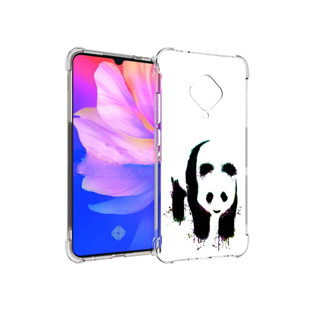 

Чехол MyPads Tocco для Vivo V17 панда в акварели (PT147343.378.532), Прозрачный, Tocco