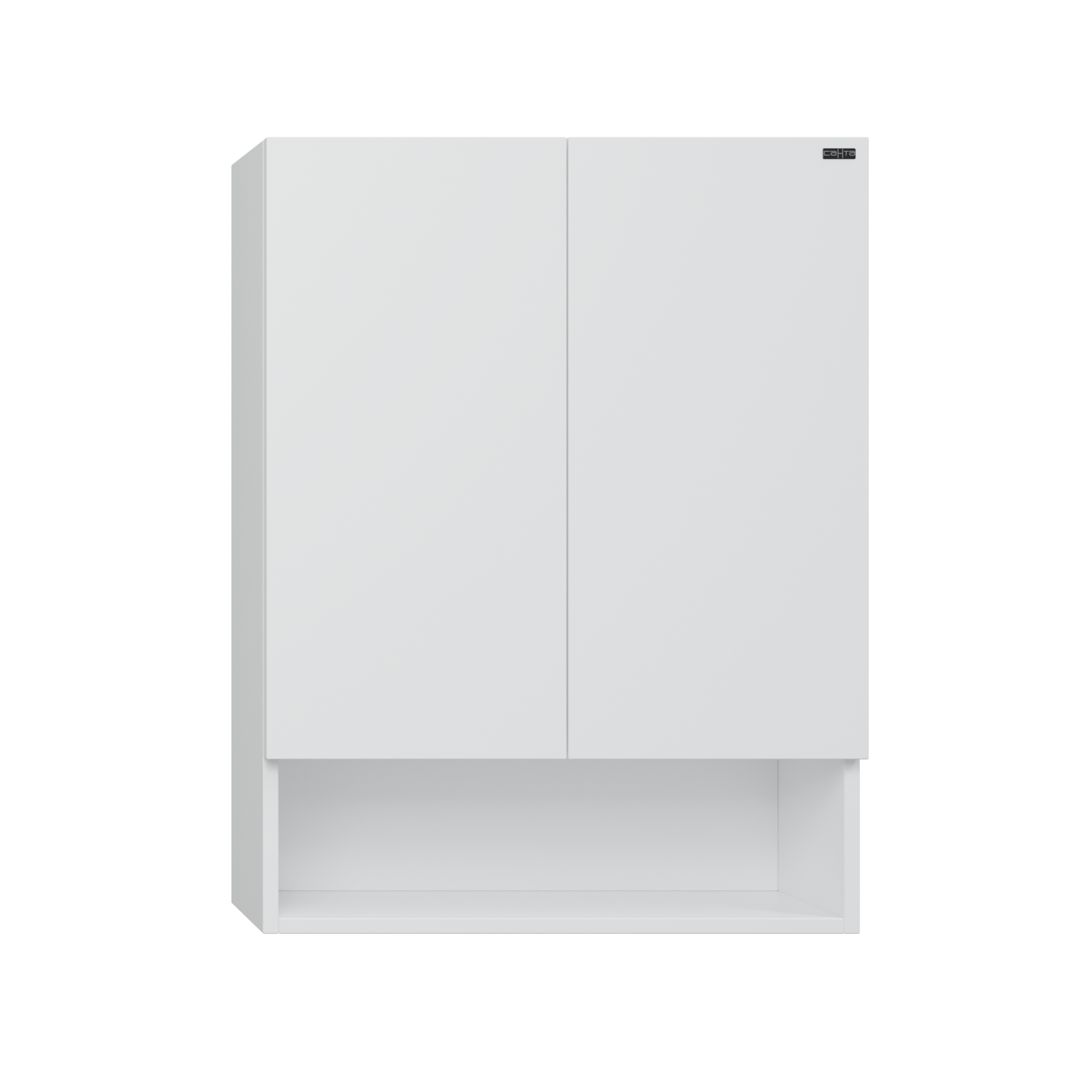 Шкаф навесной СаНта Мира 60 над стиральной машиной 700468 белый 4700₽