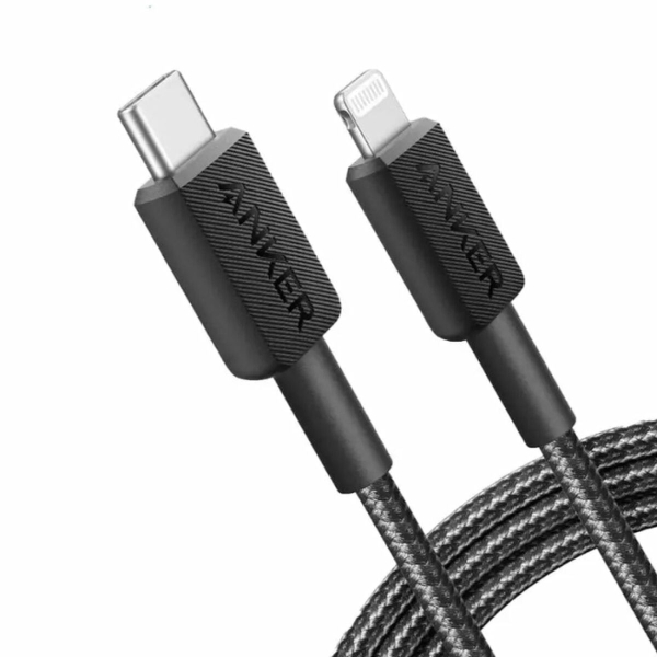 

Кабель Anker 322 Lightning - Type-C, 3 А, 0.9 м, черный, 322